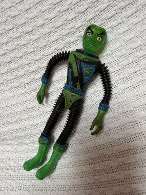 Vintage 1968 Mattel Major Matt Mason Callisto Alien Figure Hong Kong Bendable